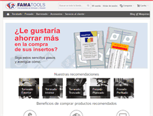 Tablet Screenshot of famatools.com